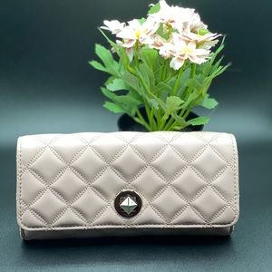 Kate Spade Pink Natalia Large Flap Turnlock Wallet